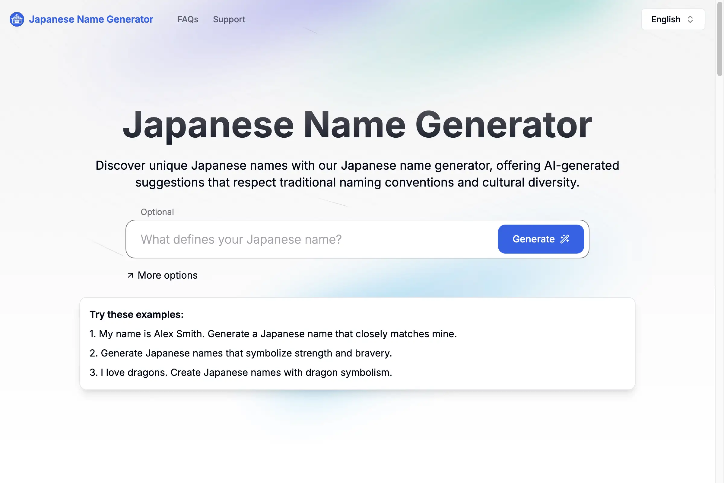 Japanese Name Generator